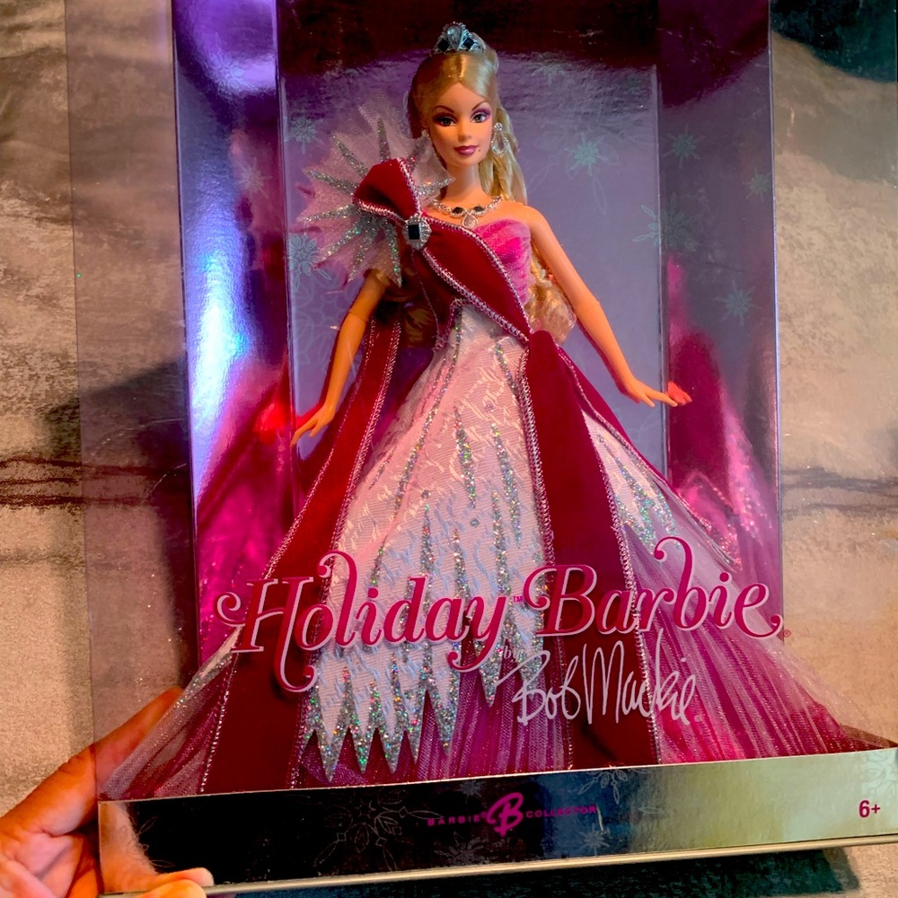 2005 Mattel Holiday Barbie Doll By Bob Mackie NIB